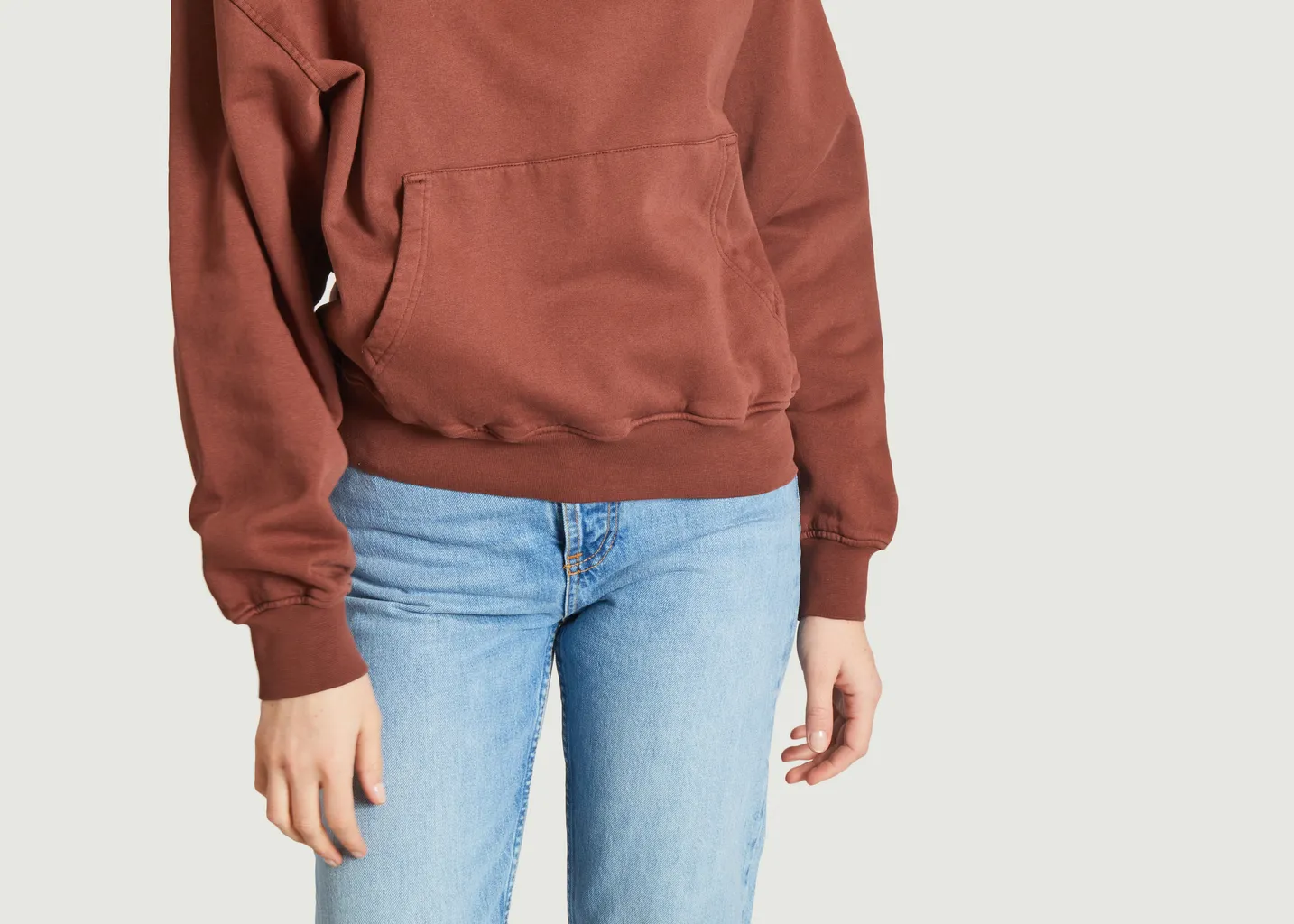 Hoodie Oversize en Coton Biologique Colorful Standard