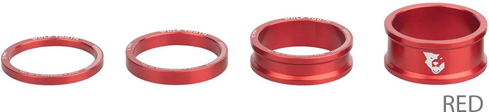 Wolf Tooth Components 3/5/10/15mm 4 Stk. Steuersatz Spacer kaufen | Bike-Discount