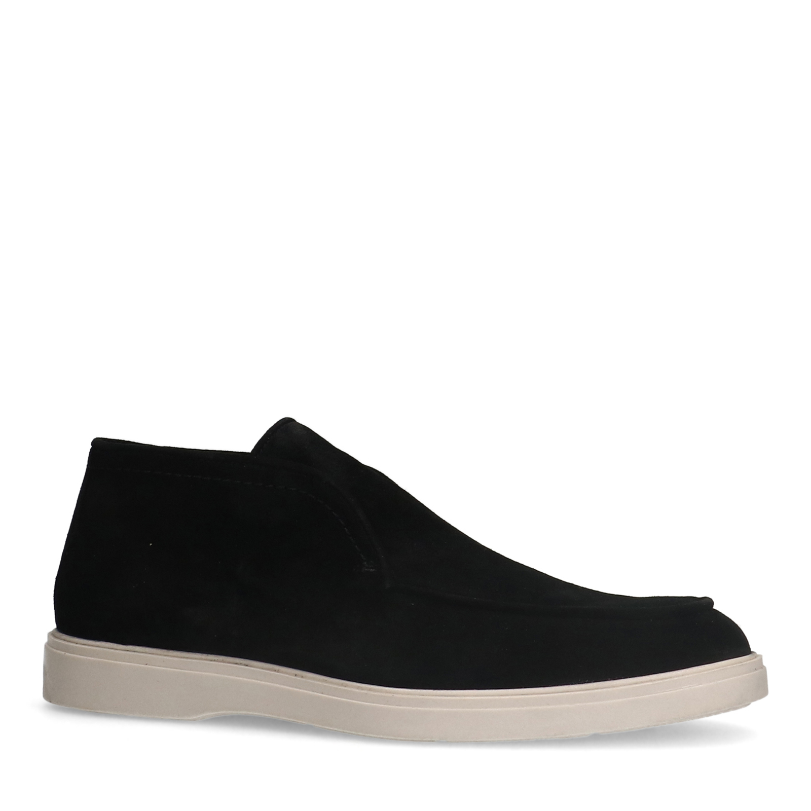 Zwarte suède boots