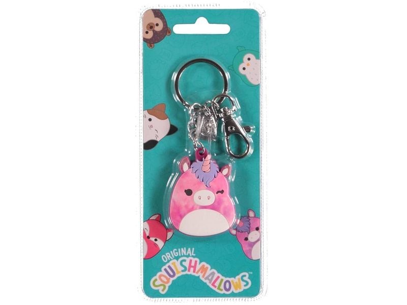 Squishmallows Schlüsselanhänger Lola Gummi-Schlüsselanhänger