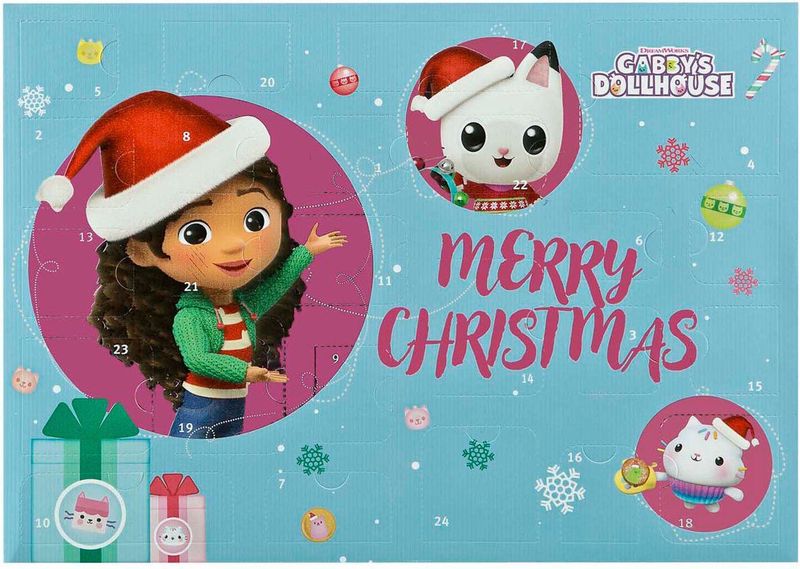GACY8027 - Gabby's Dollhouse Adventskalender - Meerkleurig - Gevuld met 24 Verrassingen