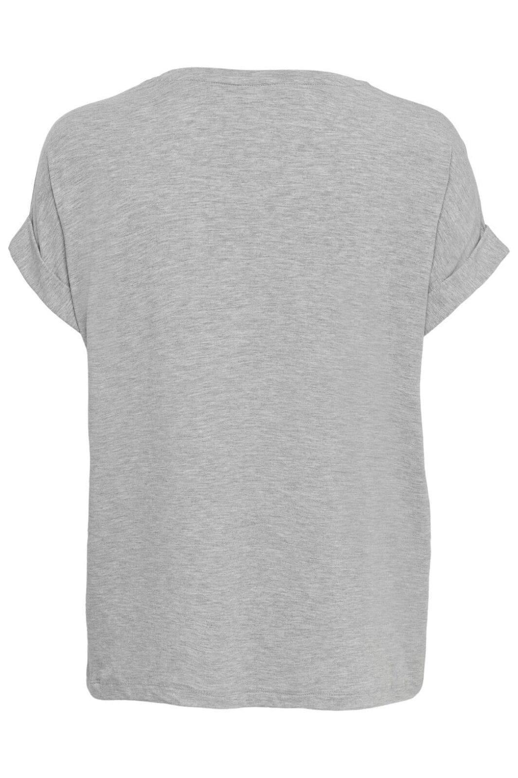 Only Onlmoster S/S O-Neck Top 2079283 light grey melange