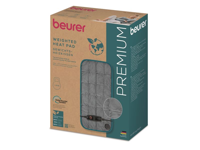 Beurer Heizkissen HK 145 Cosy Weight Green Planet Netzbetri Beheizbares Kissen