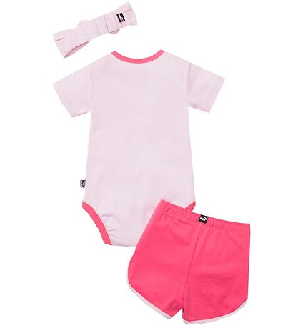 Puma Geschenkbox - Body k/ä/Shorts/Haarband - Pearl Pink