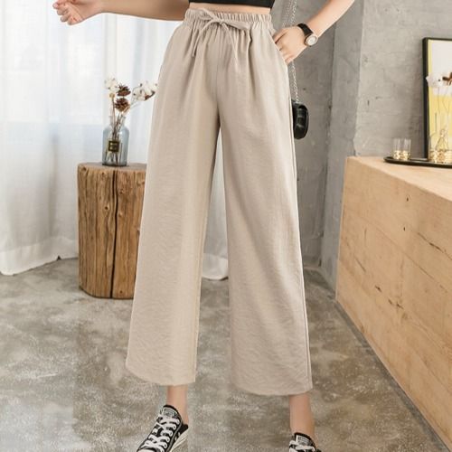 Seoul Crush - Wijde broek met trekkoord