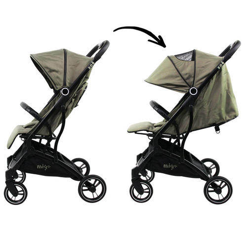Poussette Zoe Premium Kaki - MIGO