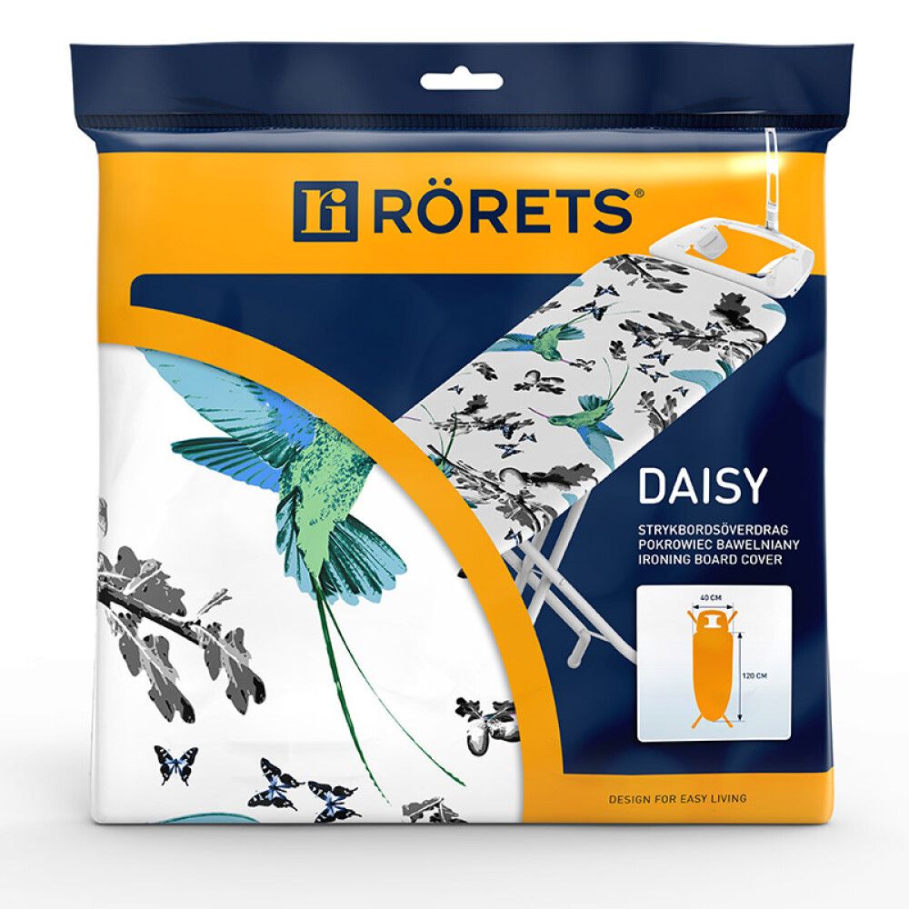 OVERTREKK TIL STRYKEBRETT RÖRETS DAISY 40X120CM