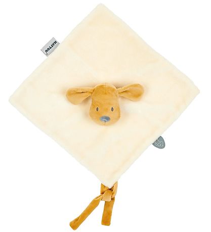 Nattou Nusseklud - Vanilla Hund - 27x27 cm - R?hvid