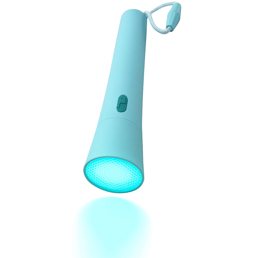 Lalarma zaklamp blauw