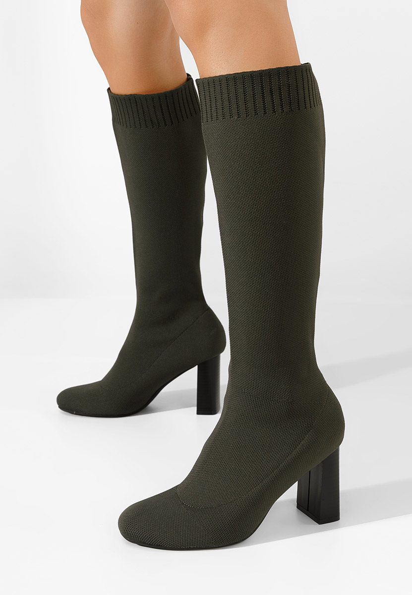 Bottes chaussettes verts Hijate