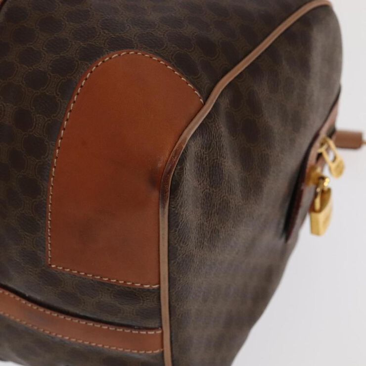 Celine Vintage Celine Boston Bag Brown