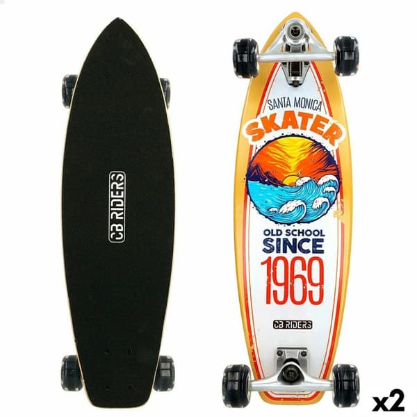 Rullebrett Colorbaby 1969 surfero (2 enheter)