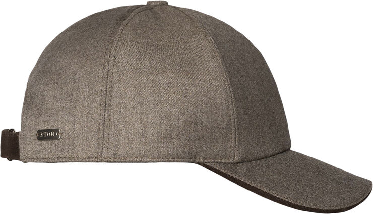 ETON Dark Grey Brushed Wool Cap Mørkegrå