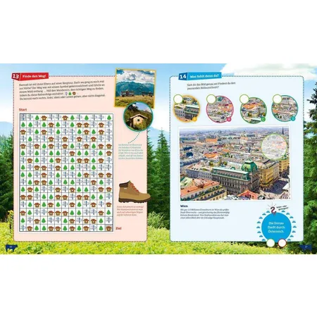 Tessloff WAS IST WAS - Österreich: Rätseln und Stickern