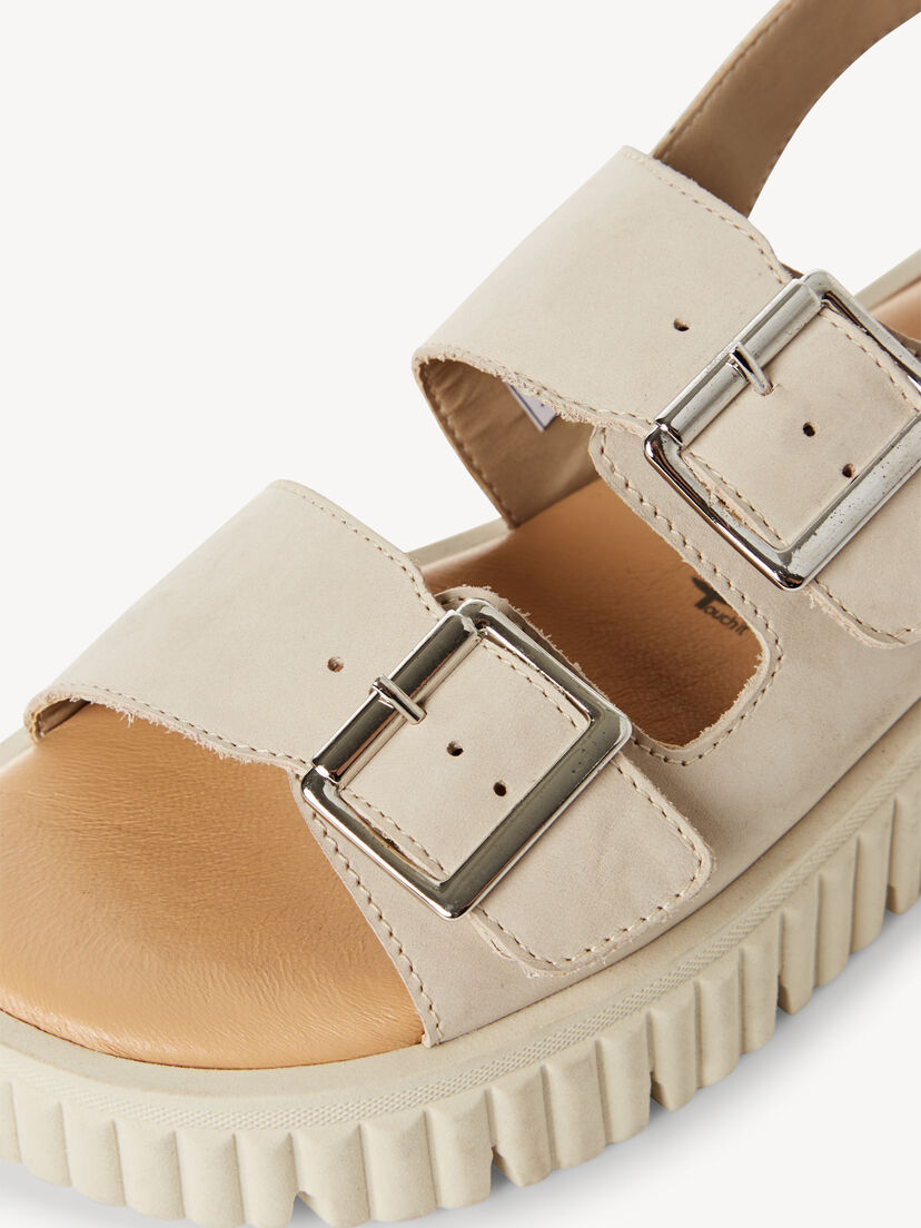Leren Sandaaltje - beige