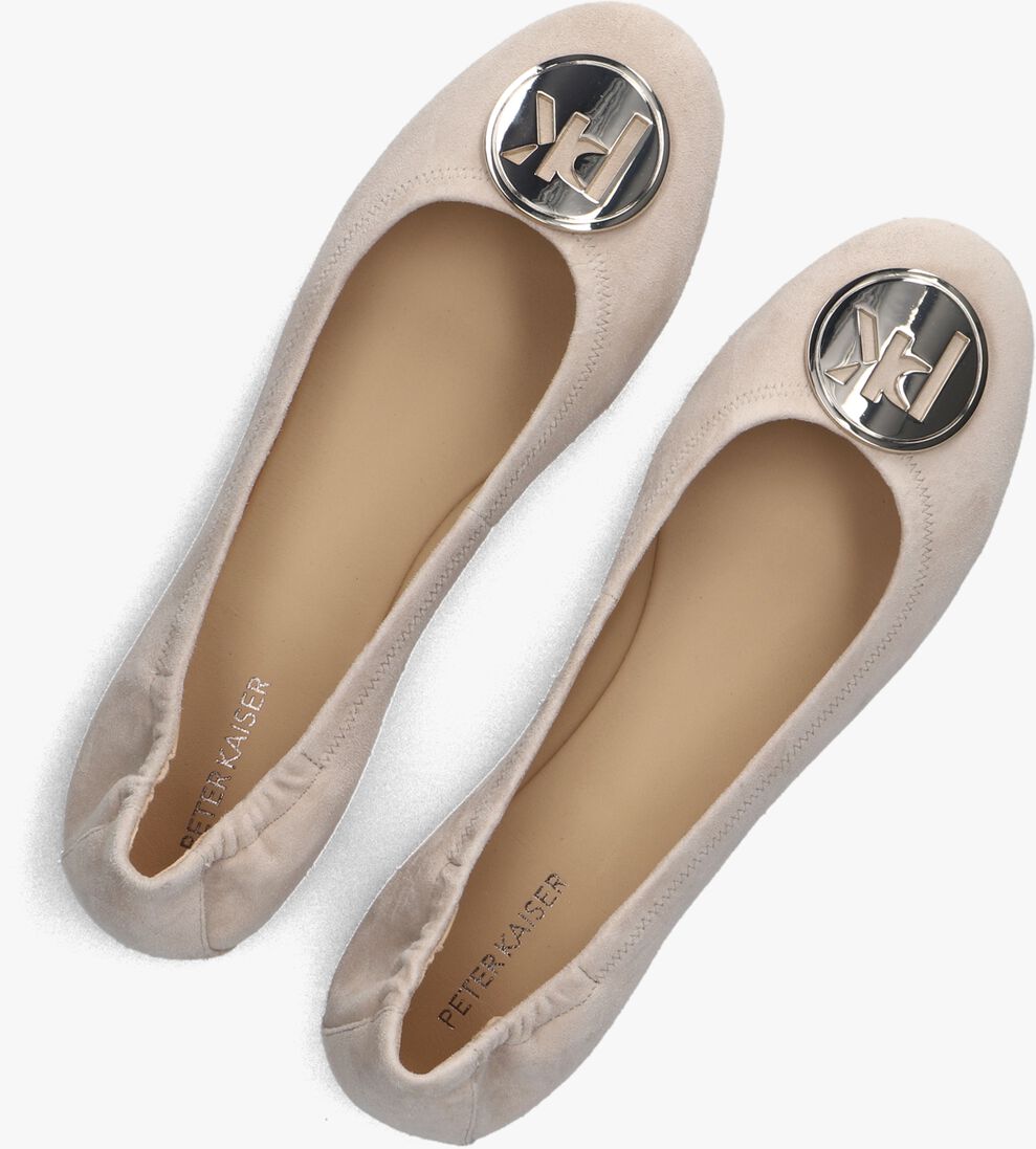 beige peter kaiser ballerina's 72140