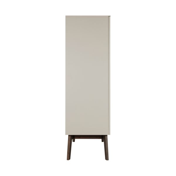 Kidsmill Sixties Kledingkast 3-deurs Oatmeal / Walnoot