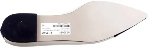 Babouche zwart/beige combi Becca-1 - maat 42 ballerina zwart/beige combi - maat 42 Calandschoen