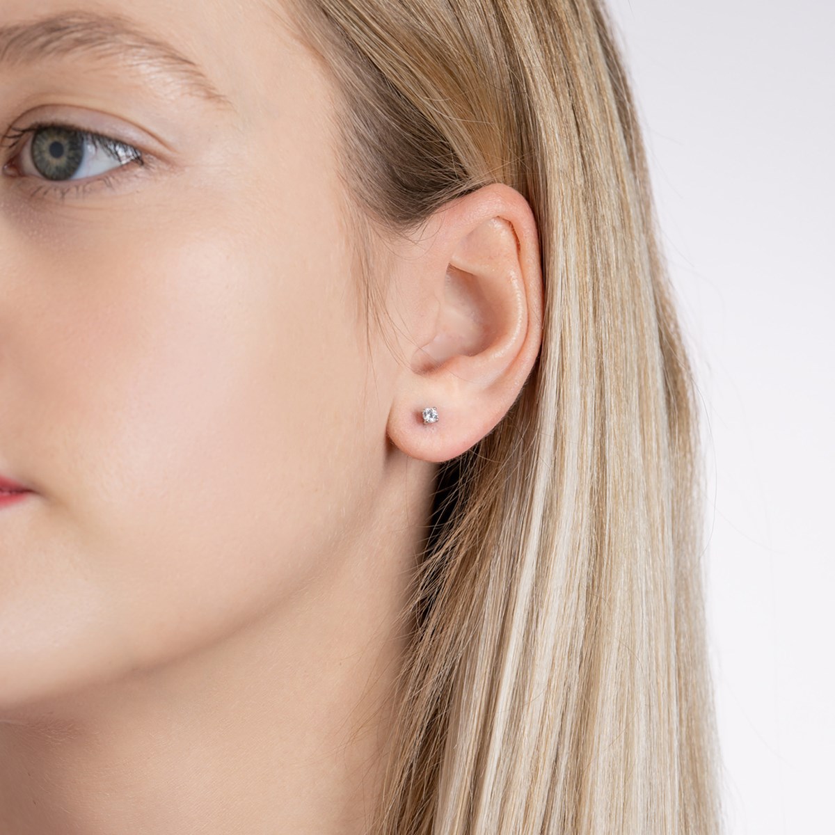 Boucles d'oreilles Brillaxis oxydes 3mm