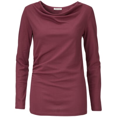 Damen-Shirt Cascade, Dunkelrot