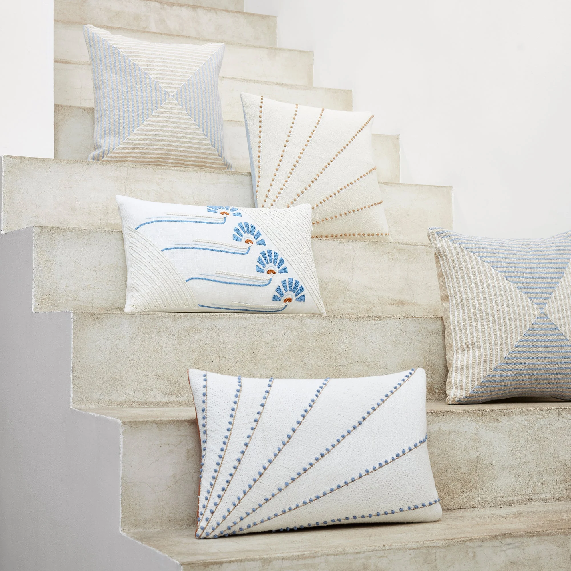 OCEANA - Housse de coussin | Blanc
