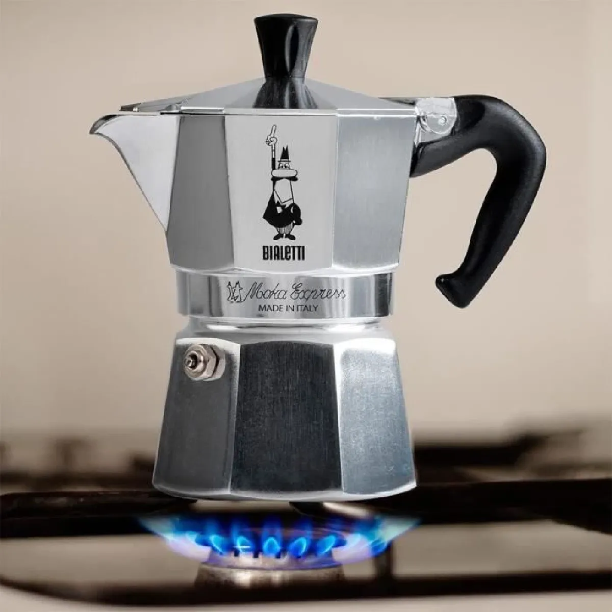 BIALETTI Moka Express - Aluminium - 4 Tasses