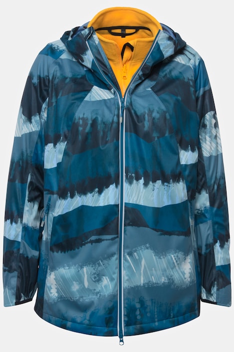 HYPRAR 2-in-1-Fitnessjacke, wasserdicht, 2-Wege-Zipper