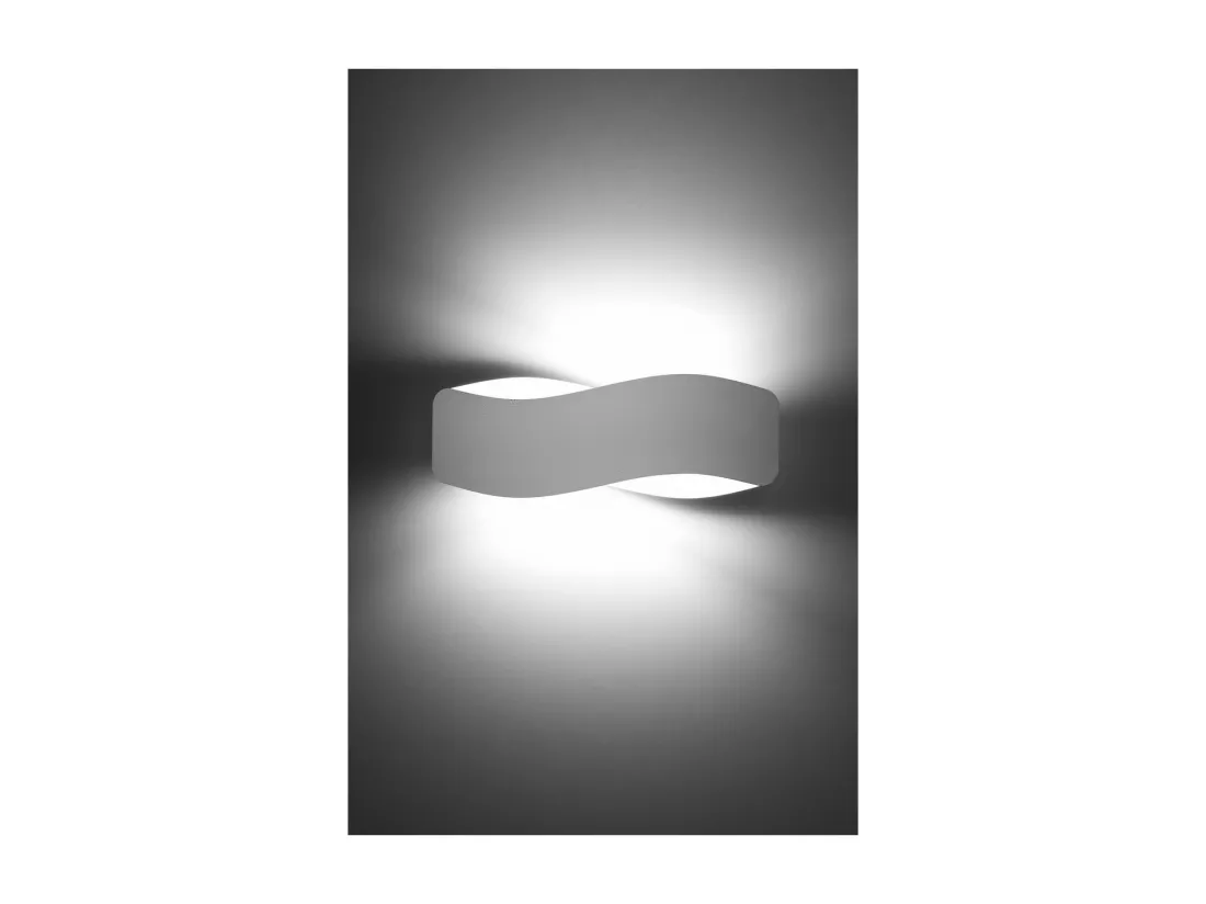Sollux Lighting Tila Applique murale haut et bas, blanc, 40 cm