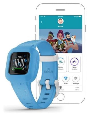 GARMIN vivofit jr3 - Stars  Blue - Bracelet d'activités pour enfants