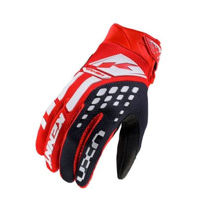 Gants cross Kenny TRACK 2025 - Rouge / Noir