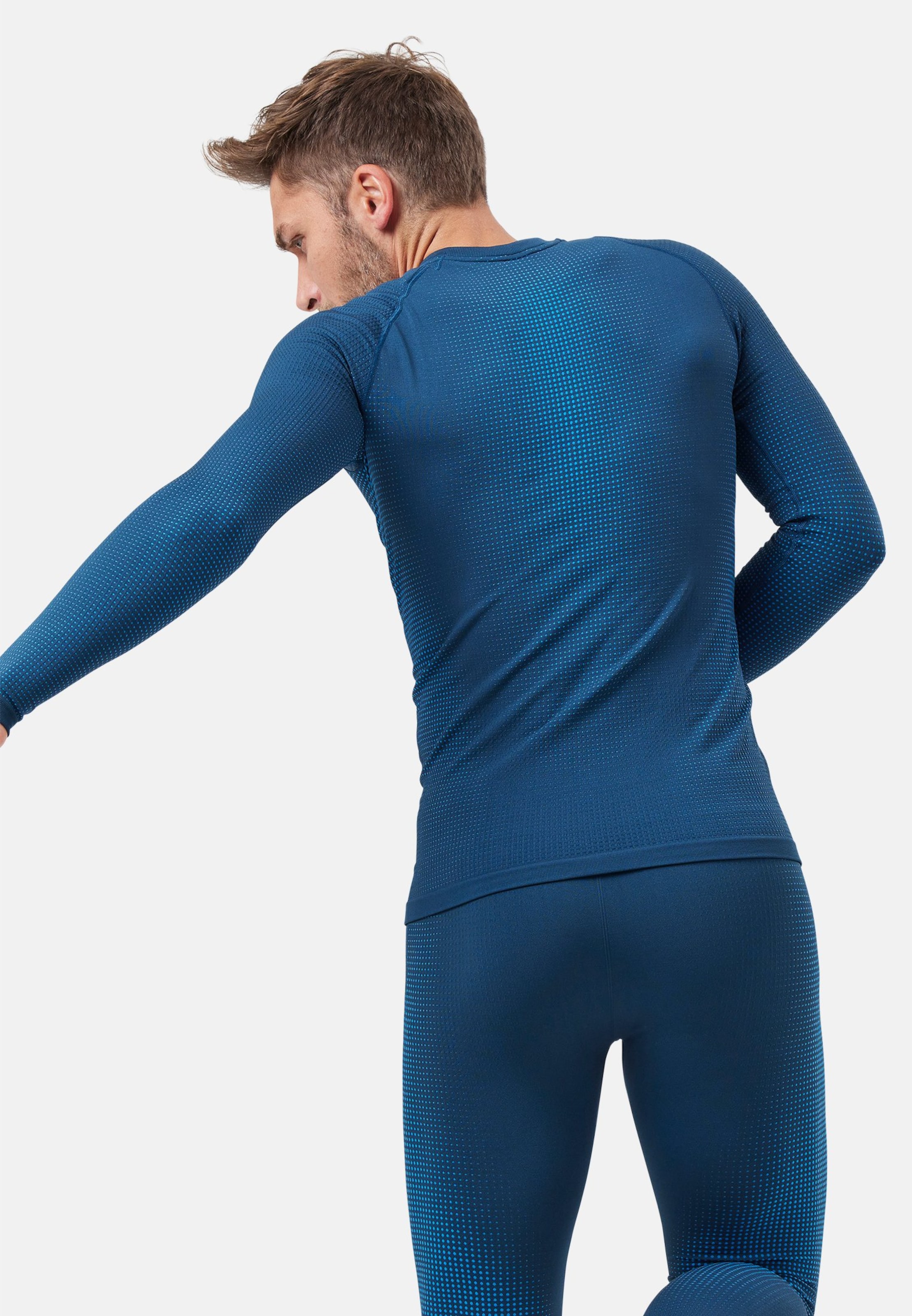 Performance Warm Base Layer Langarmshirt in blue wing teal - indigo bunting