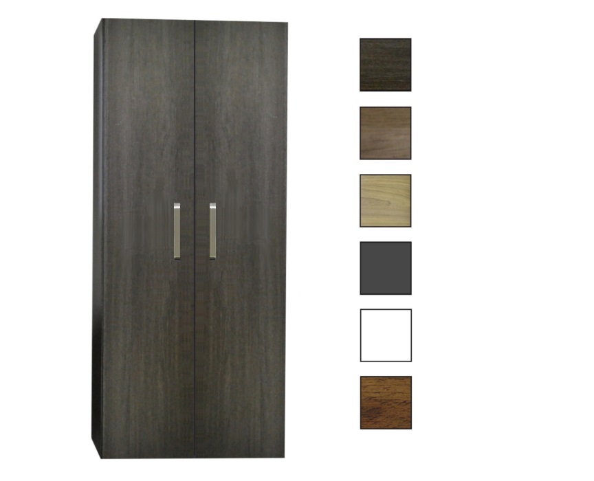 Sanicare kolomkast met luxe chromen greep 67x160x32cm schots-eiken