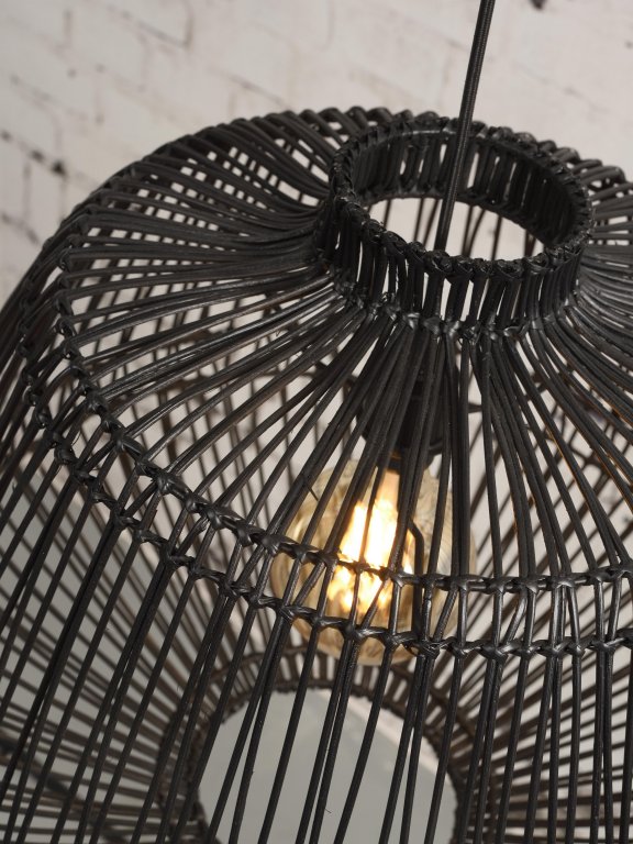 Good&Mojo Madagascar hanglamp Ø60 zwart