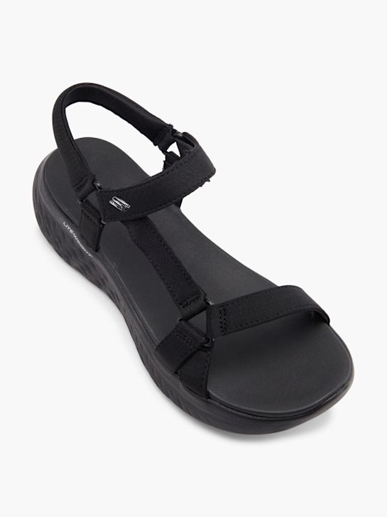 Skechers SONIC LITE SANDAL Sandalette Schwarz