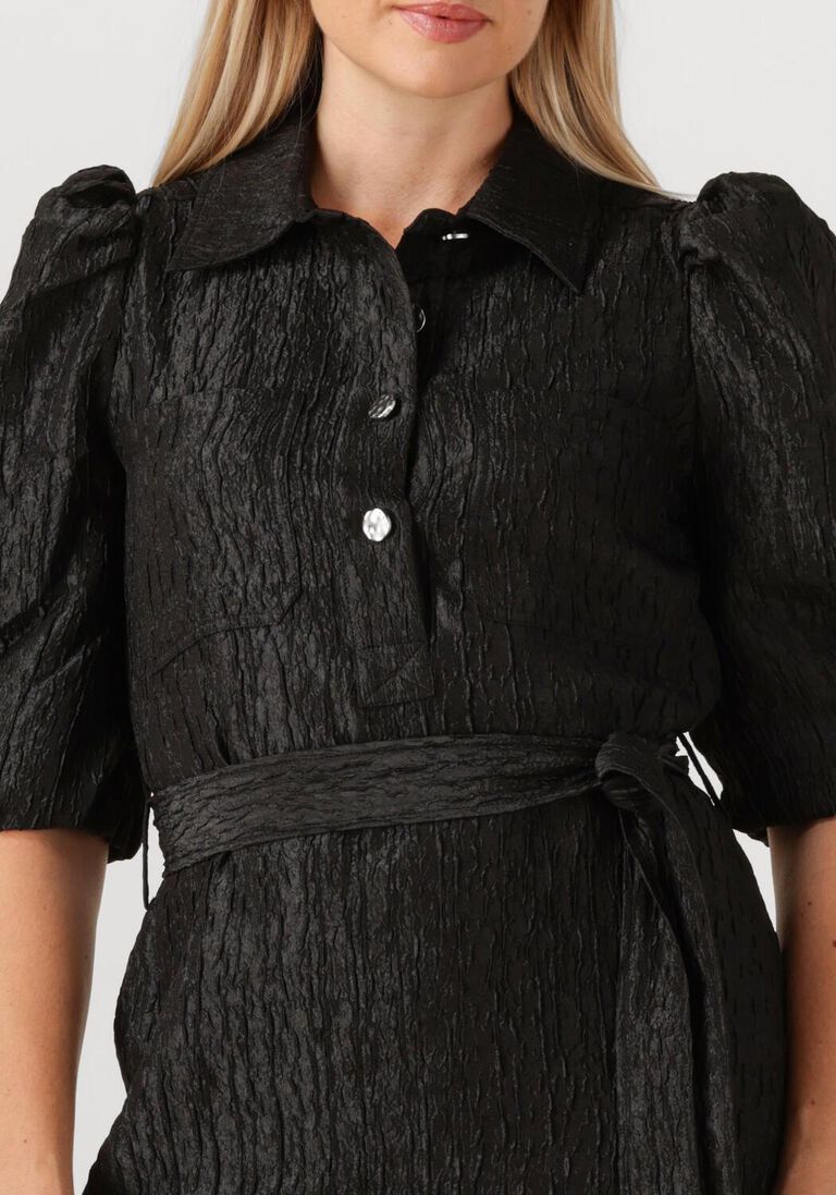 zwarte dante6 mini jurk koda shirt dress