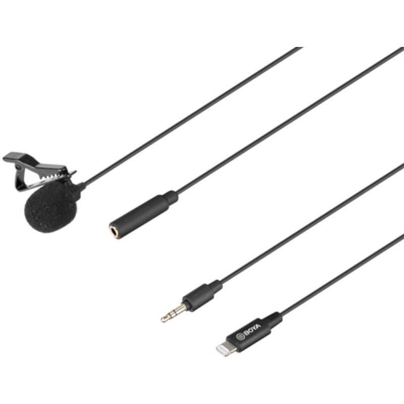 Boya BY-M2 lavalier microfoon voor iOS