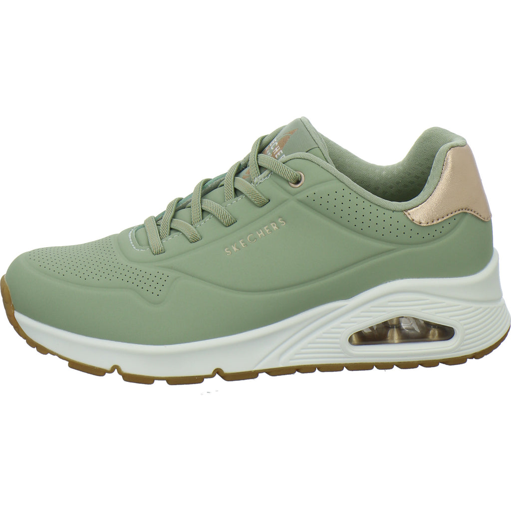 Skechers Sneaker Damen UNO SHIMMER AWAY Hellgrün