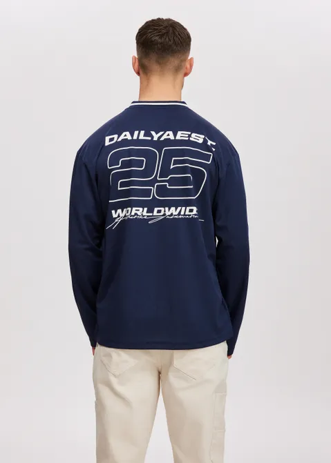 Jersey t-shirt blauw (BLW.D)