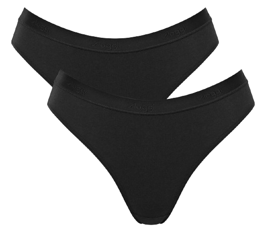 Sloggi Go Casual Dames High Leg 2 Pack Black Maat XXL 1 Stuk