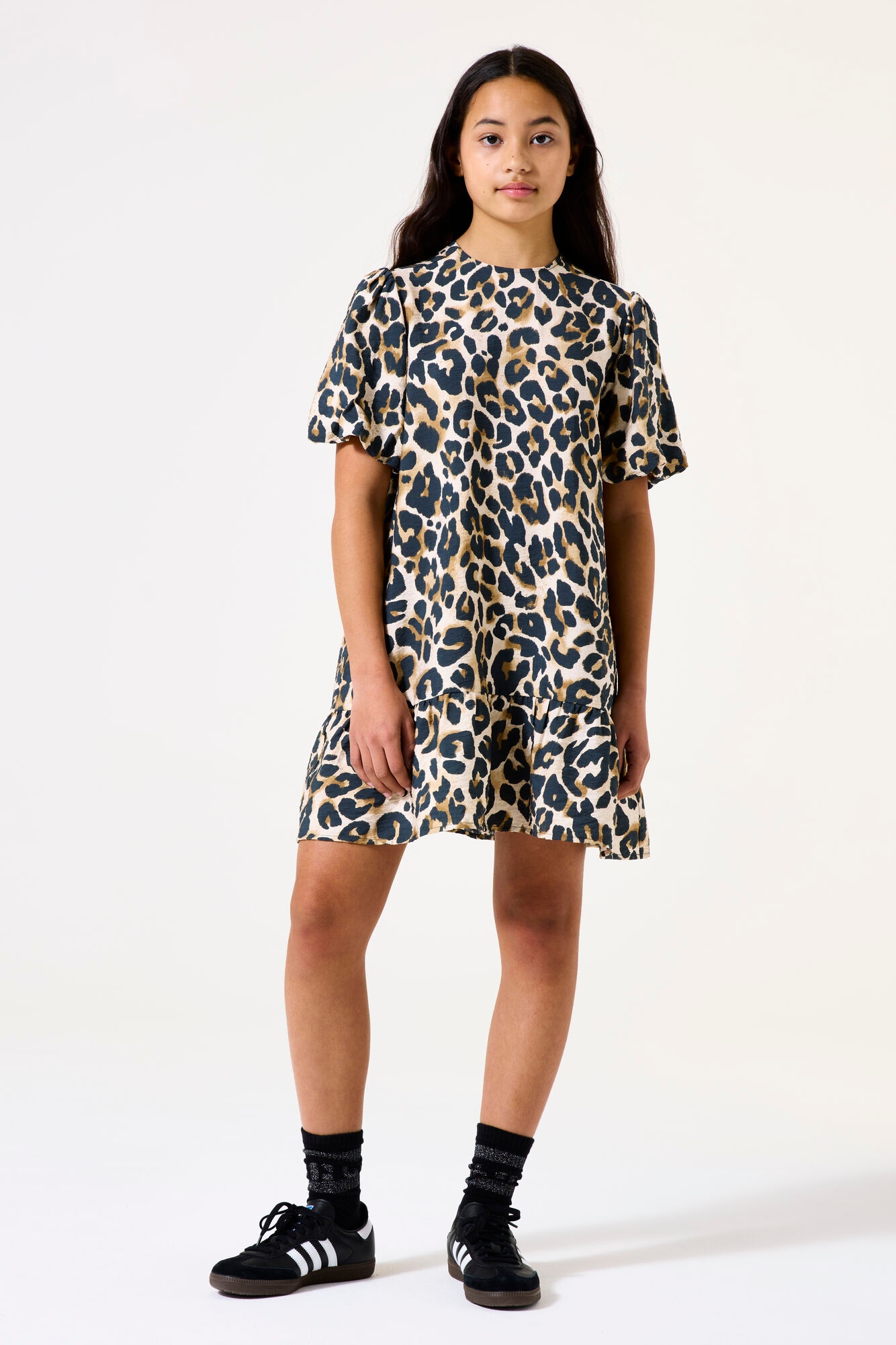 Garcia Sommerkleid mit Leo-Print