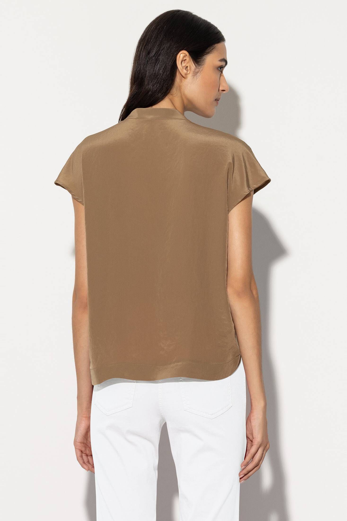 Luisa Cerano| Damen Tunika mit Poloblende