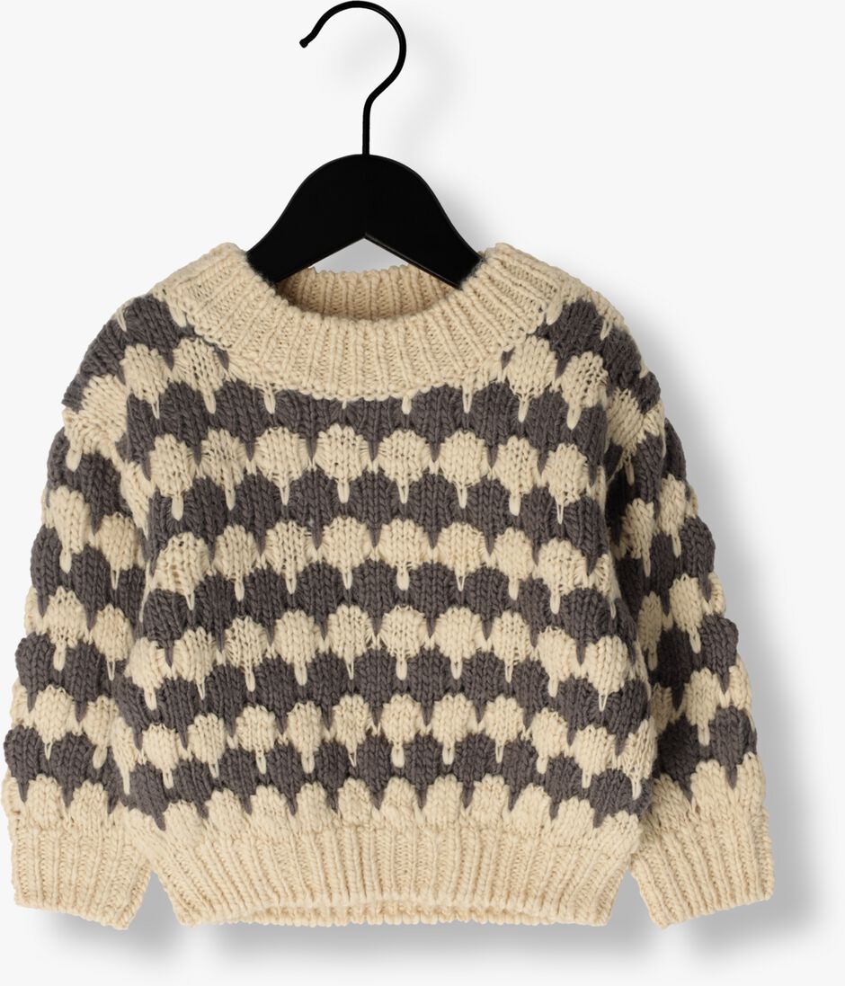 RYLEE + CRU grijze rylee + cru trui relaxed knit sweater