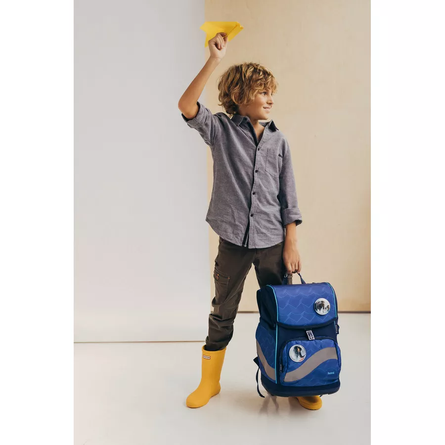 Belmil Schulranzen Premium Smarty Plus Set 5-teilig Estate Blue