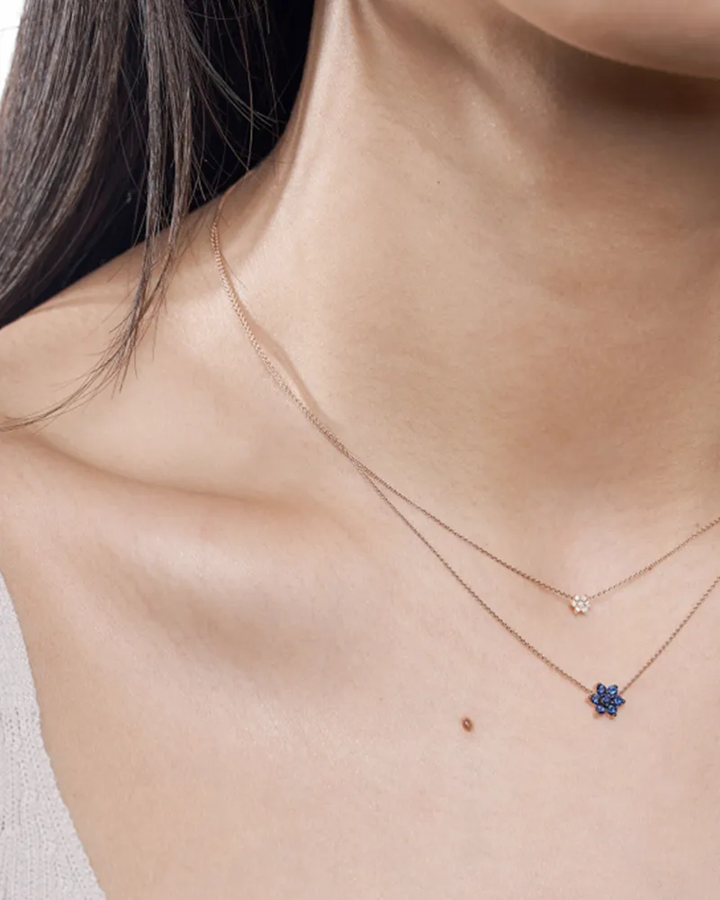 Collier Mini Star en diamant Ginette NY