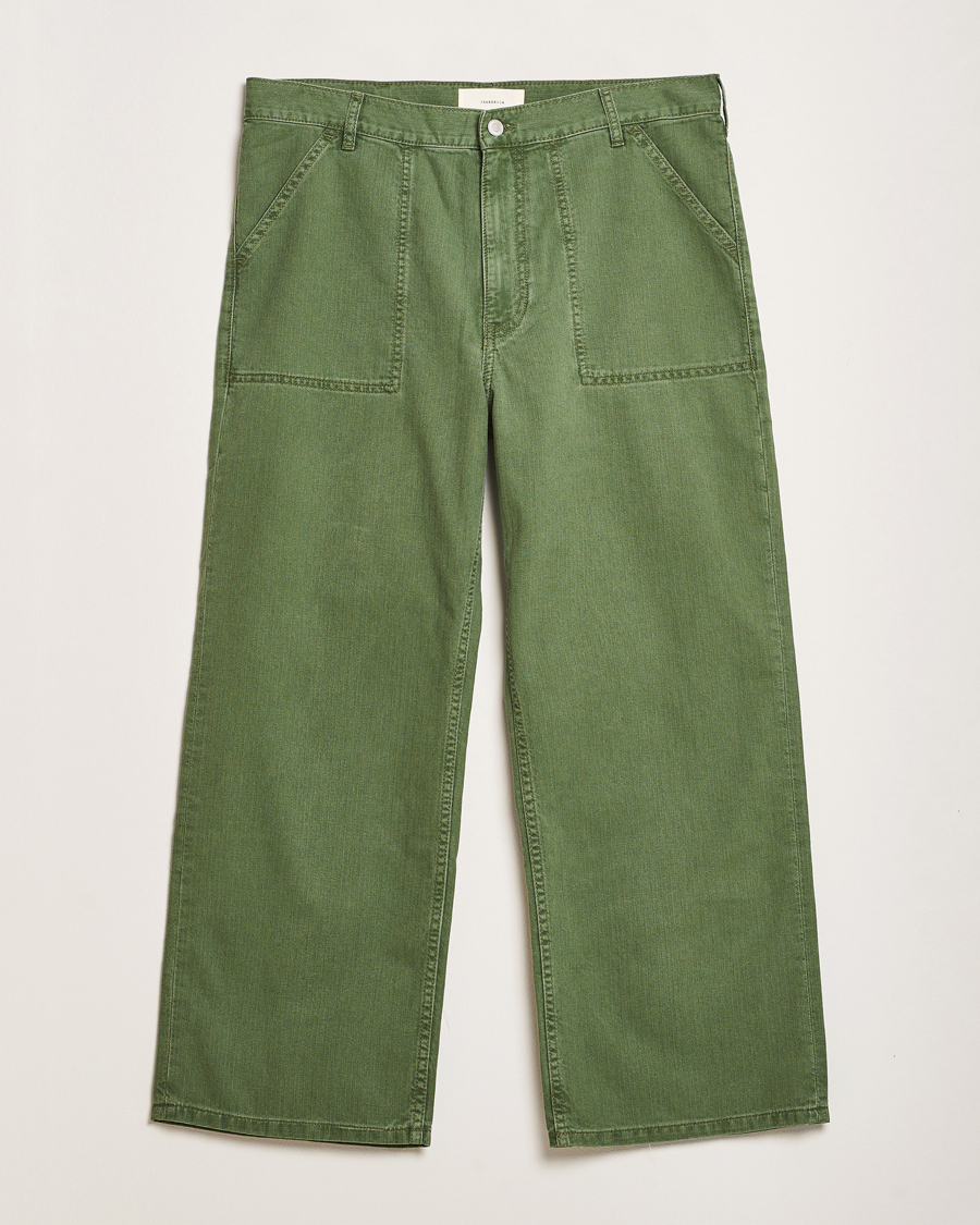 Jeanerica GM010 Genua Worker Chino Chevron Green