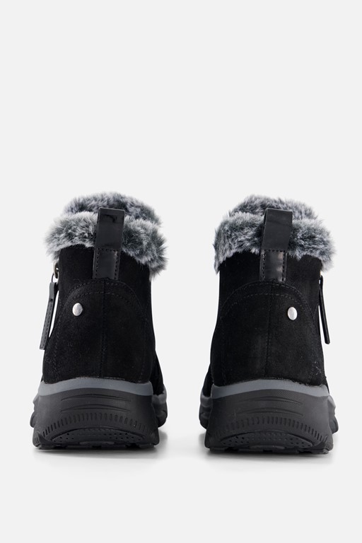 Skechers Relaxed Fit Enkellaarsjes zwart