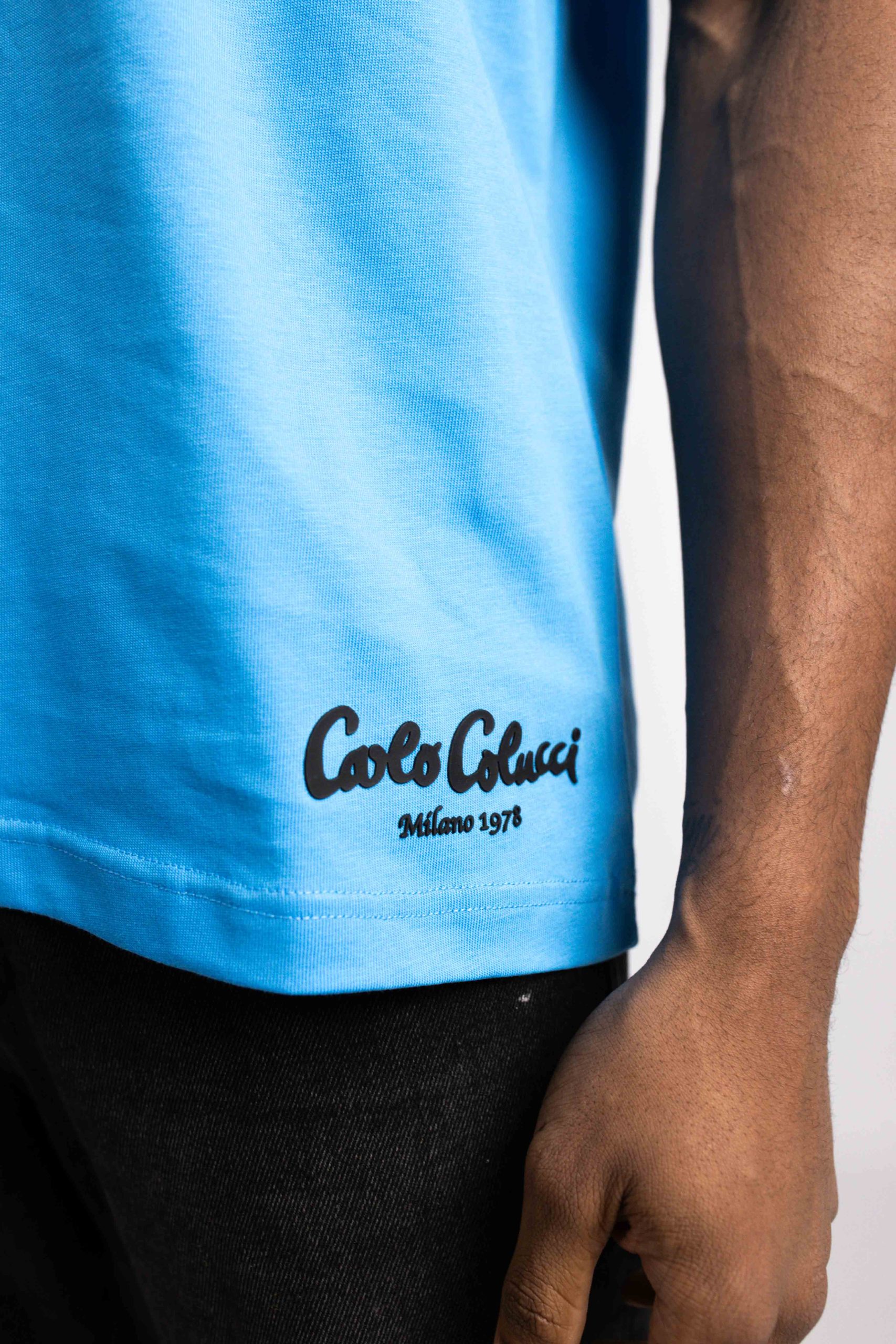 Carlo Colucci C3439 16 Icarius T-Shirt Heren Blauw