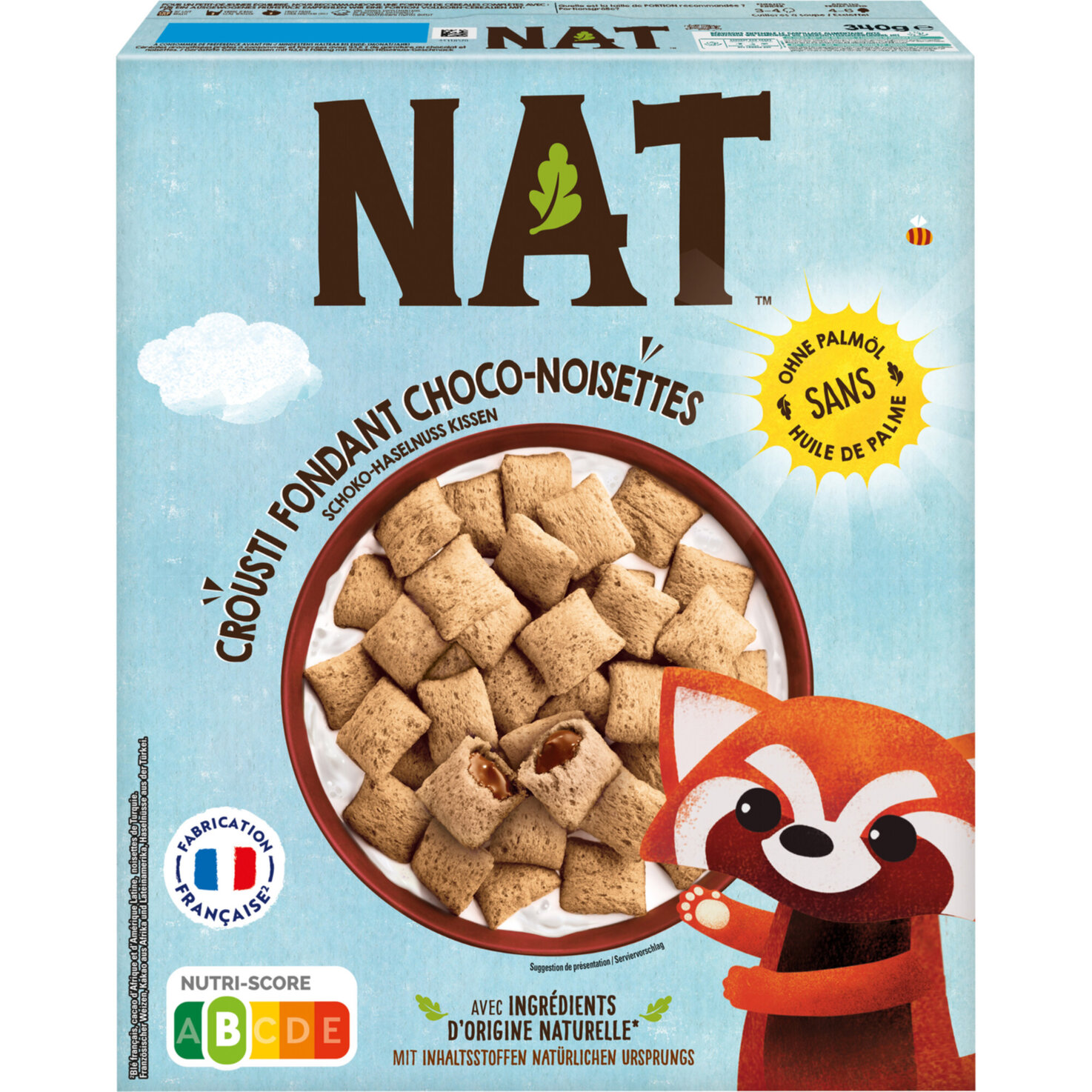 NAT Schoko-Haselnuss Kissen