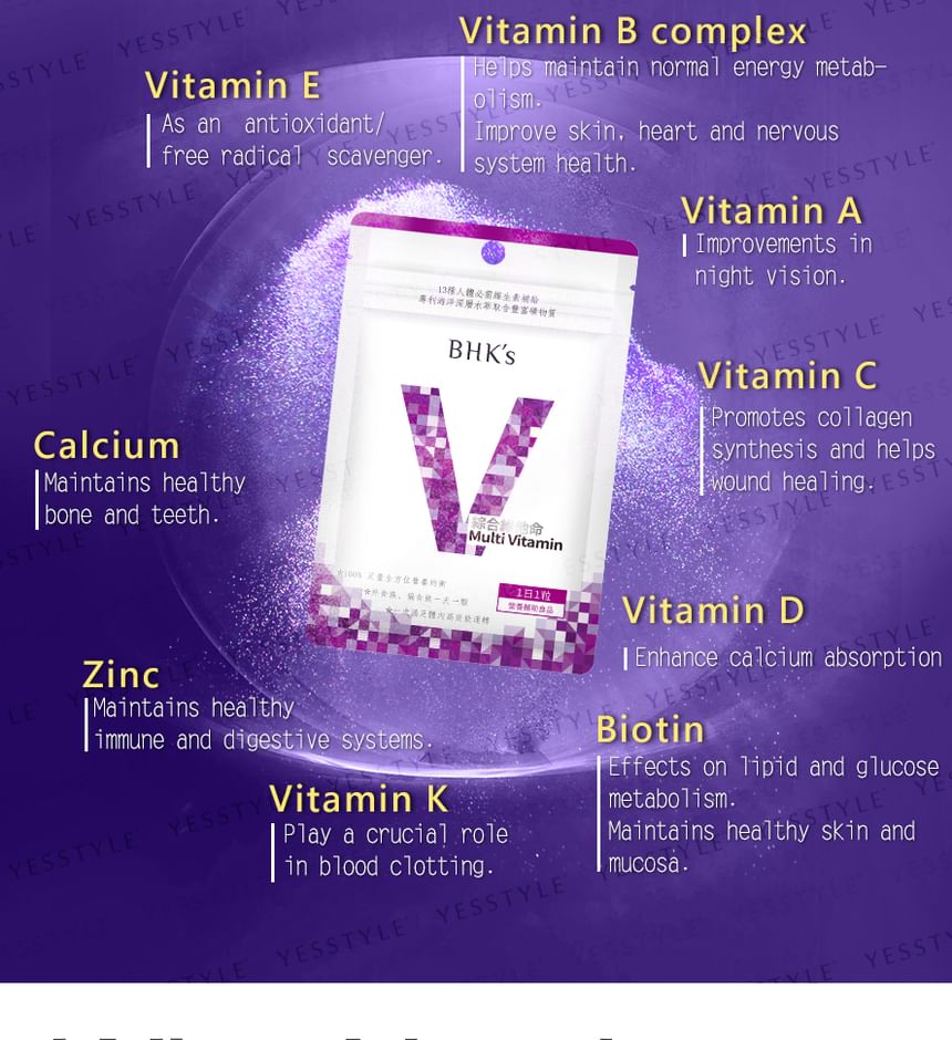 BHK's - Multivitaminetabletten