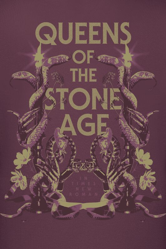 In Times New Roman - Snakes | Queens Of The Stone Age T-Shirt Manches courtes